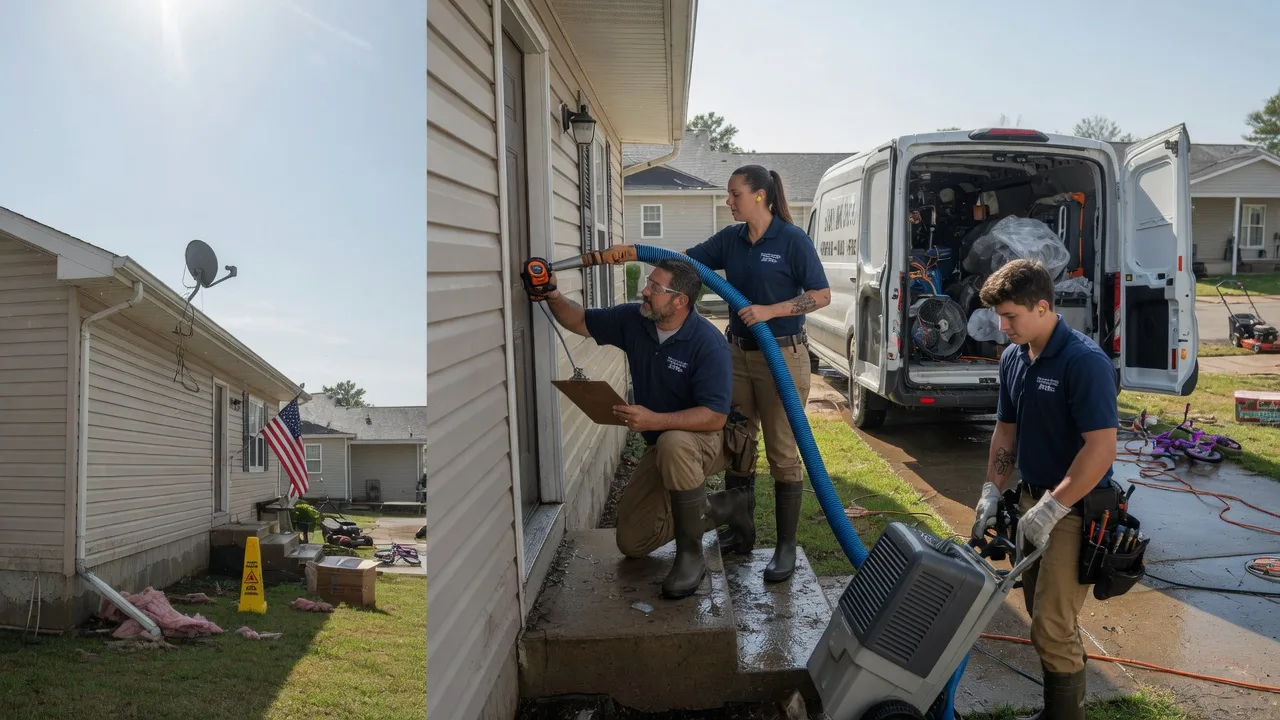 Ceiling Water Damage Restoration in Auburn, IL near me